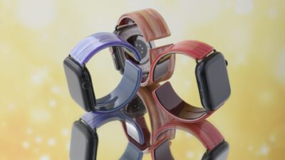 Apple Watchのバングルが新色に。鯖江の眼鏡技術で再現した飴玉柄