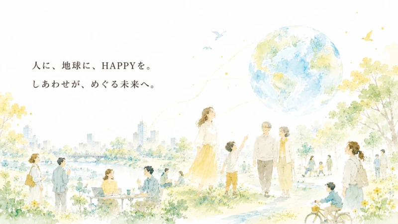 「HAPPY WOMAN」が「HAPPY PROJECT」へ社名変更！すべての人と地球の「しあわせ」を共創する新たな挑戦が始動