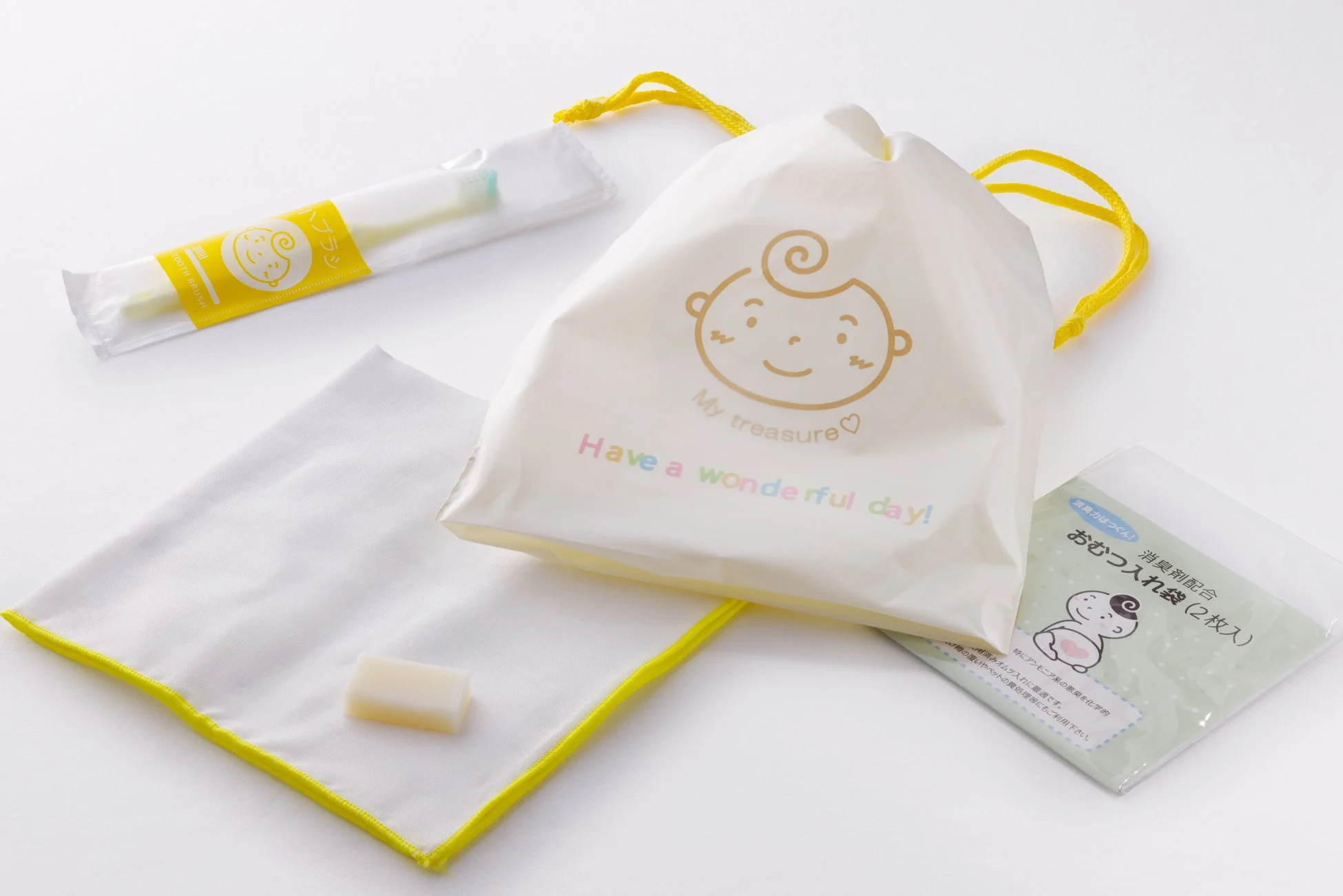 赤ちゃん用の衛生用品セット