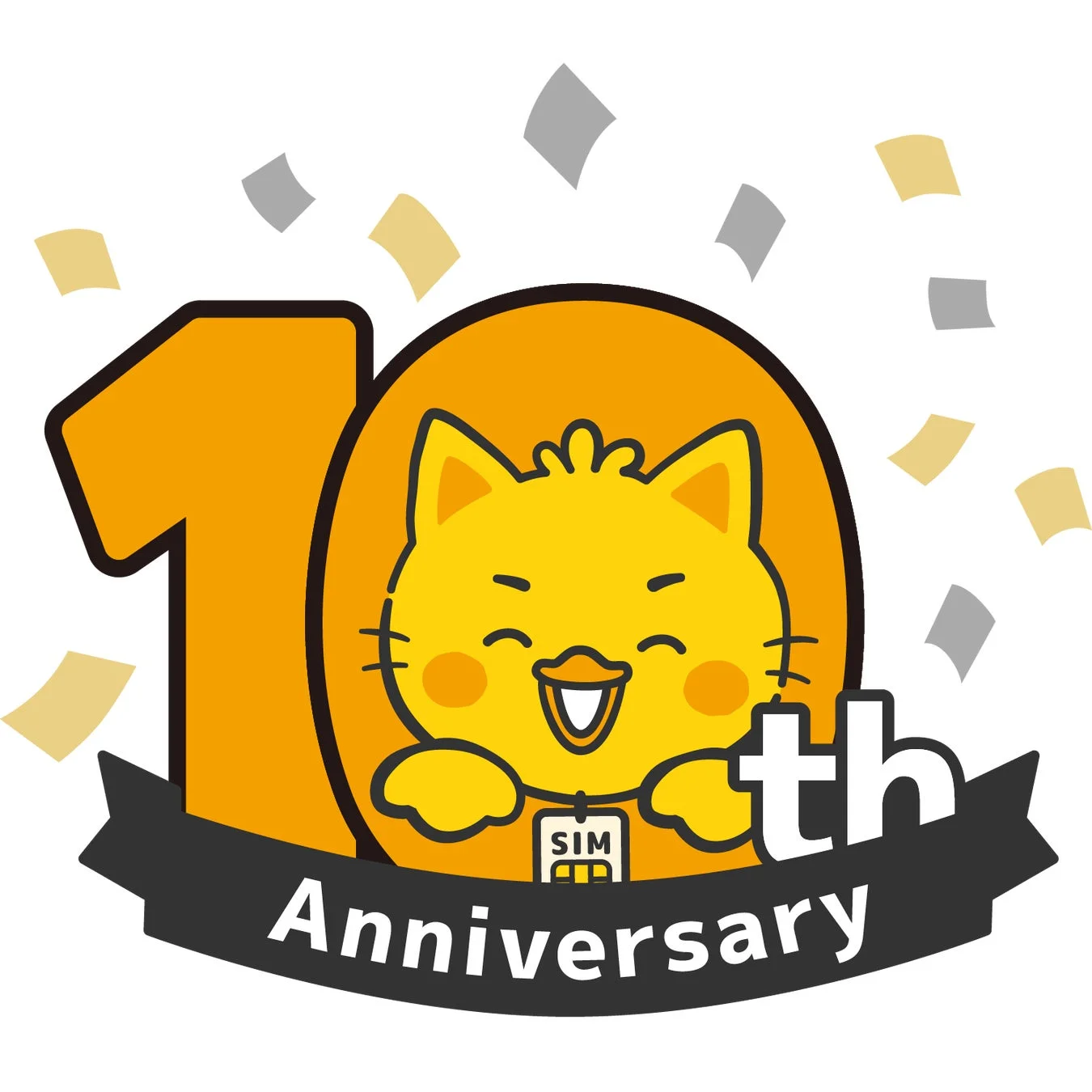 YellowMobile 10周年記念イラスト