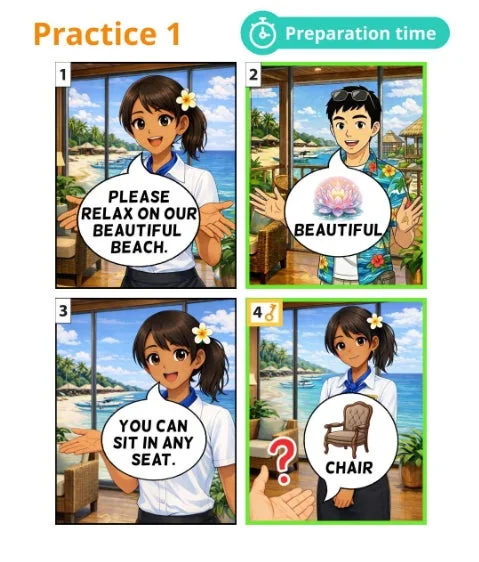 英語学習用のイラスト