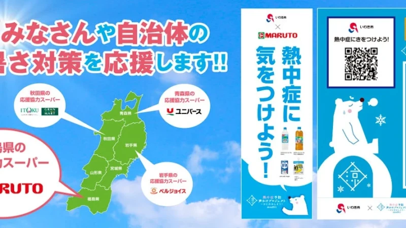 福島県いわき市で熱中症対策を応援！官民一体の「声かけアクション」で夏を乗り切ろう
