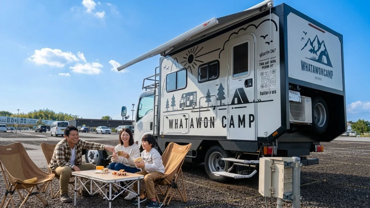 大阪・岸和田で憧れのキャンピングカー旅を気軽に体験！24時間25,000円〜、早割でお得に非日常を満喫