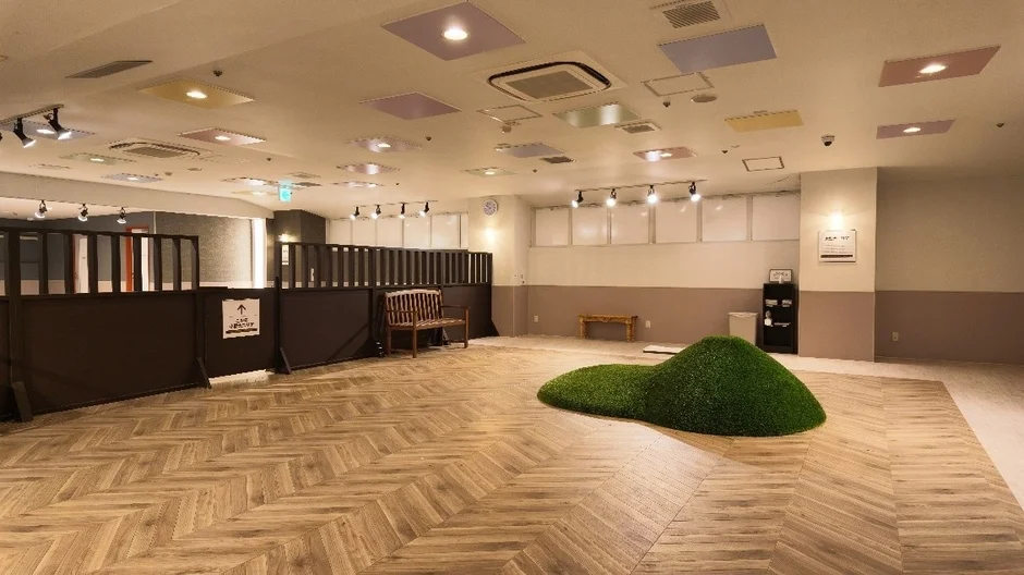 リニューアルされた屋内空間