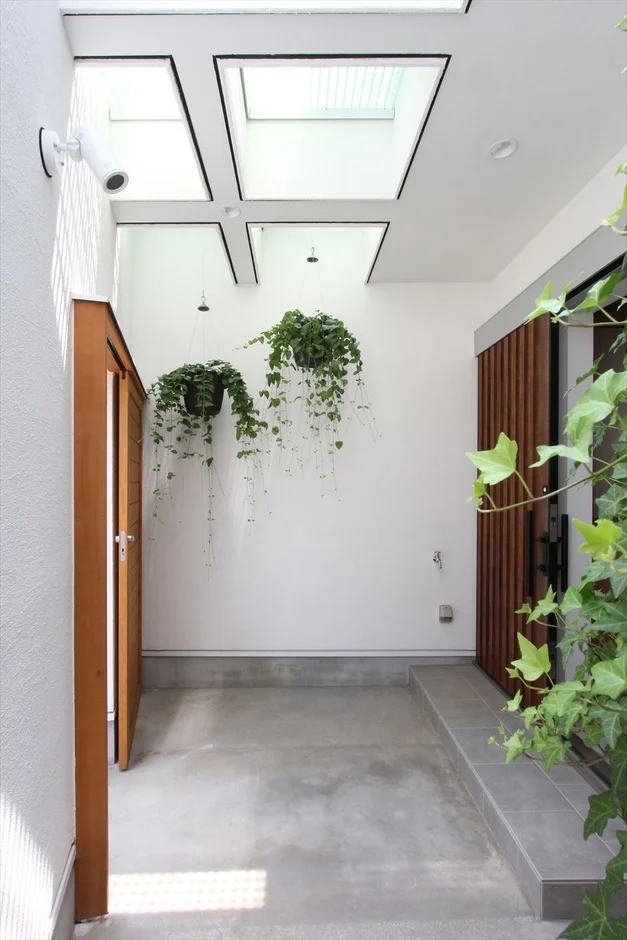 建坪わずか7坪の中庭付きZEH