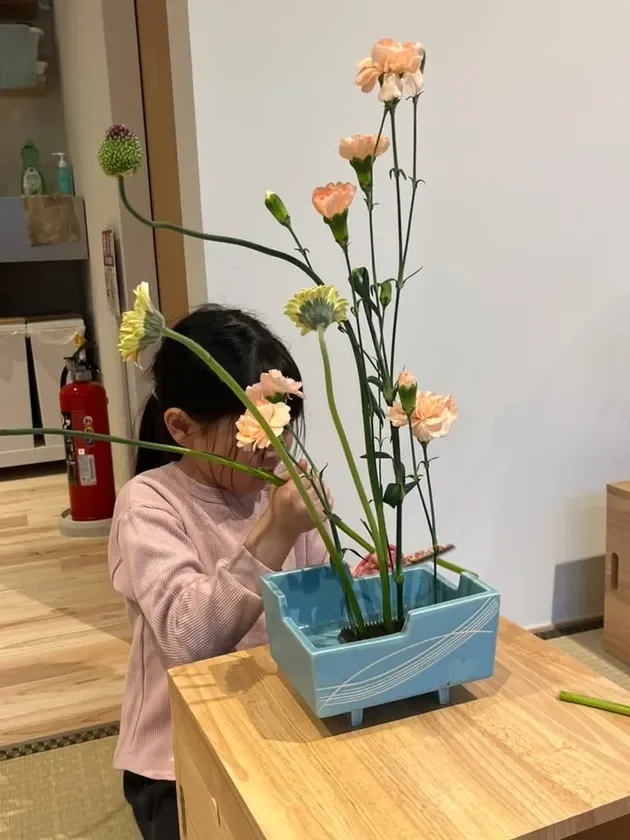華道の様子