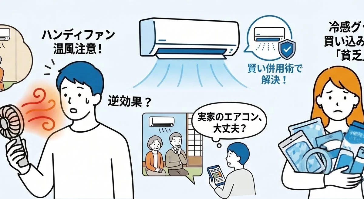 猛暑対策、その常識は間違いかも？ハンディファン使用や冷感グッズ購入の落とし穴と賢い夏対策