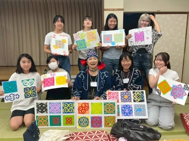 文化体験ワークショップの様子