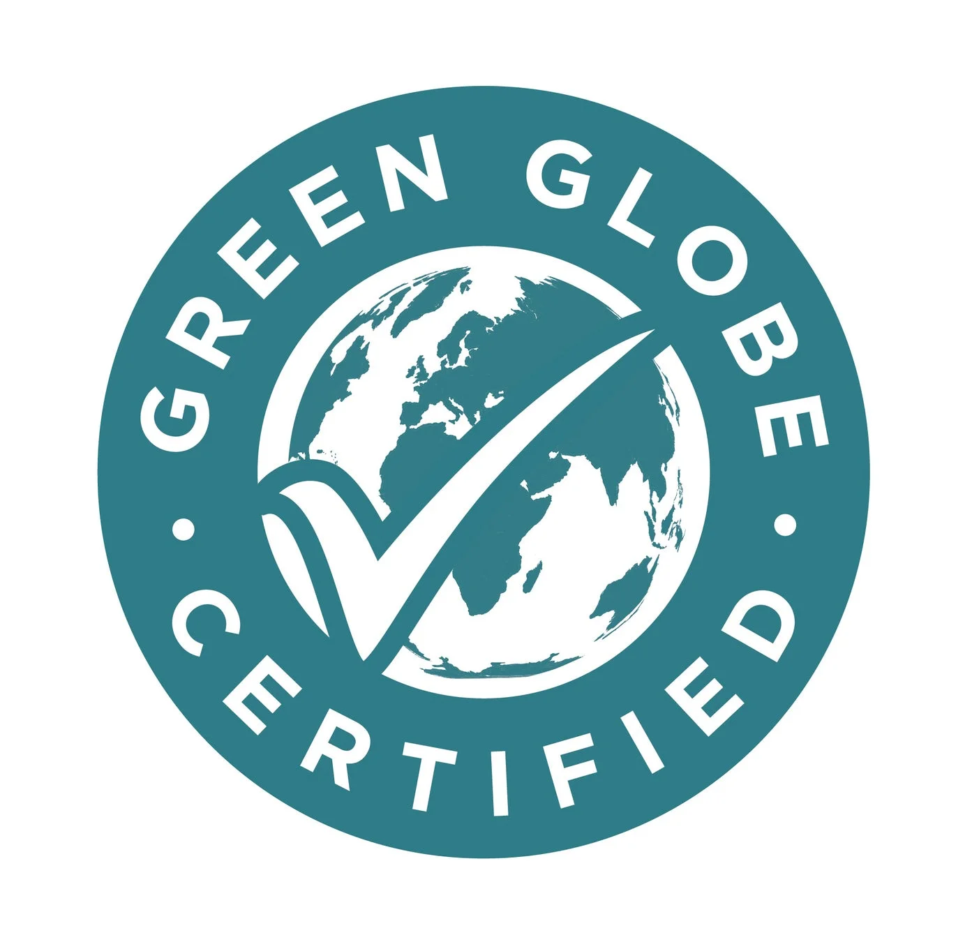 「GREEN GLOBE CERTIFIED」と書かれたロゴマーク