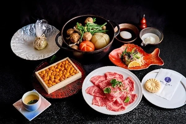 豪華な和食のコース料理