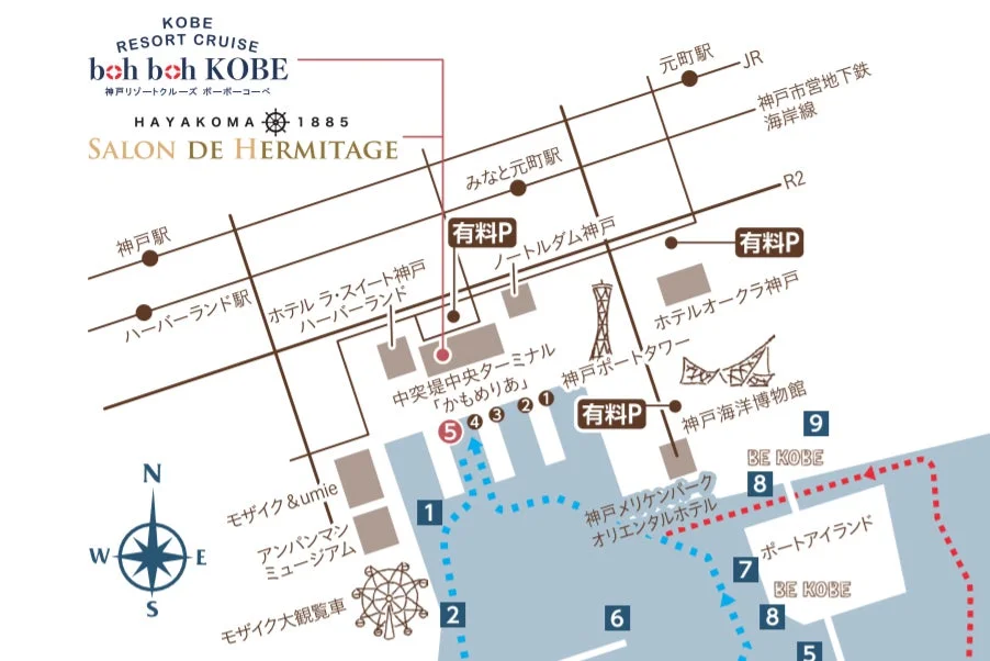 集合場所周辺地図