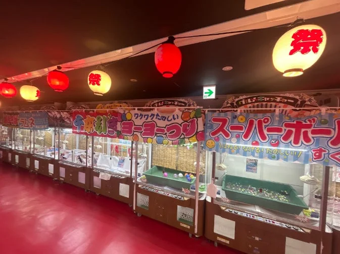 縁日をテーマにしたゲームコーナー