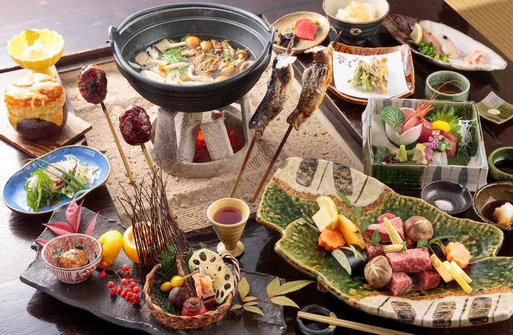 豪華な和食