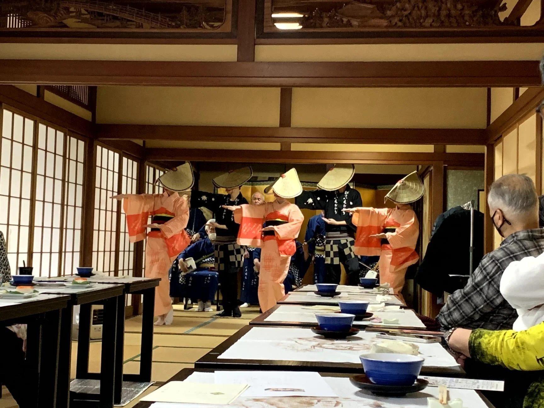 おわら資料館の展示