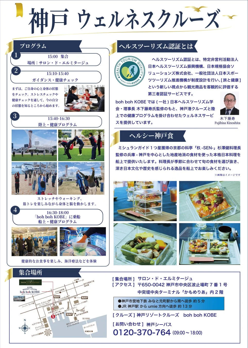 プログラム詳細、ヘルシー神戸食、集合場所