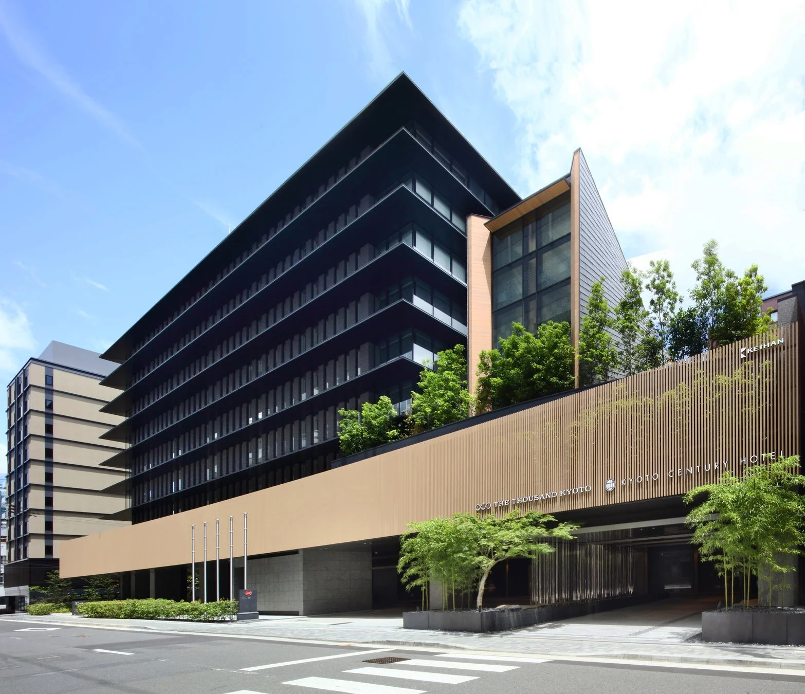 ホテル、建築、都市景観、京都