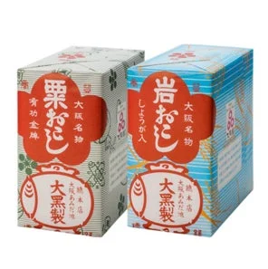 大阪名物 おこしのパッケージ