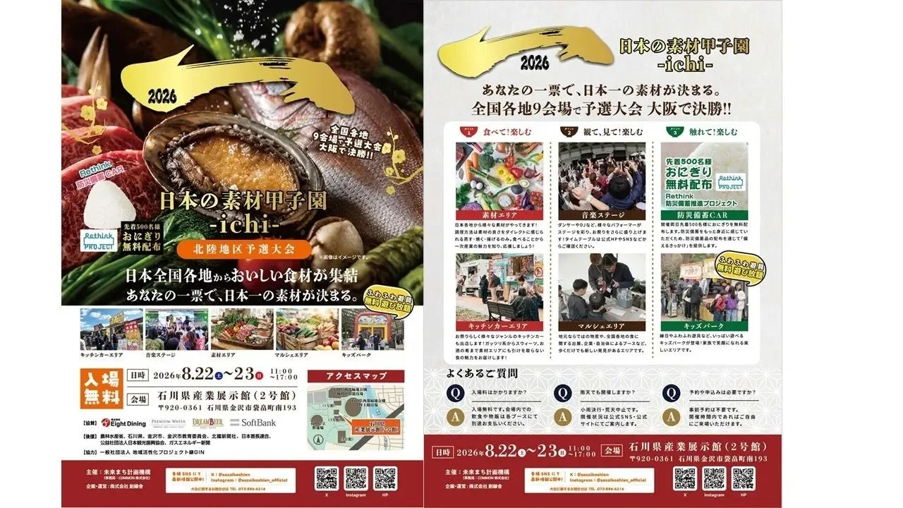 日本の素材甲子園のポスター
