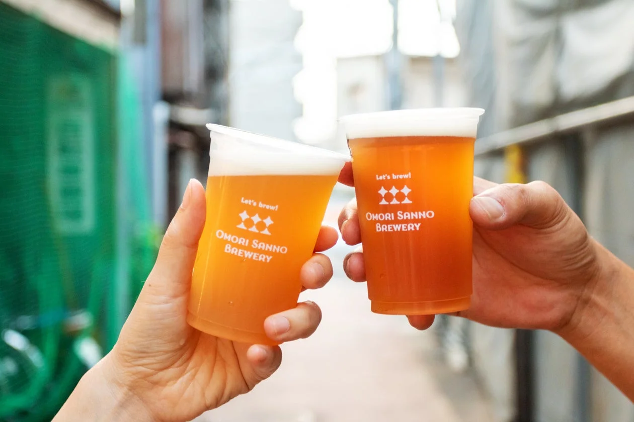 クラフトビールで乾杯