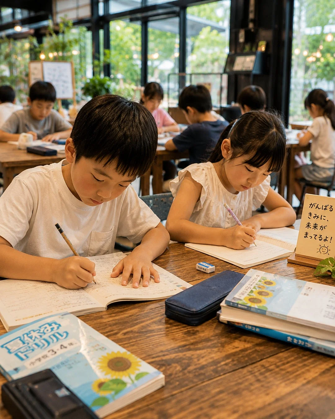 夏休みの宿題を終わらせよう会