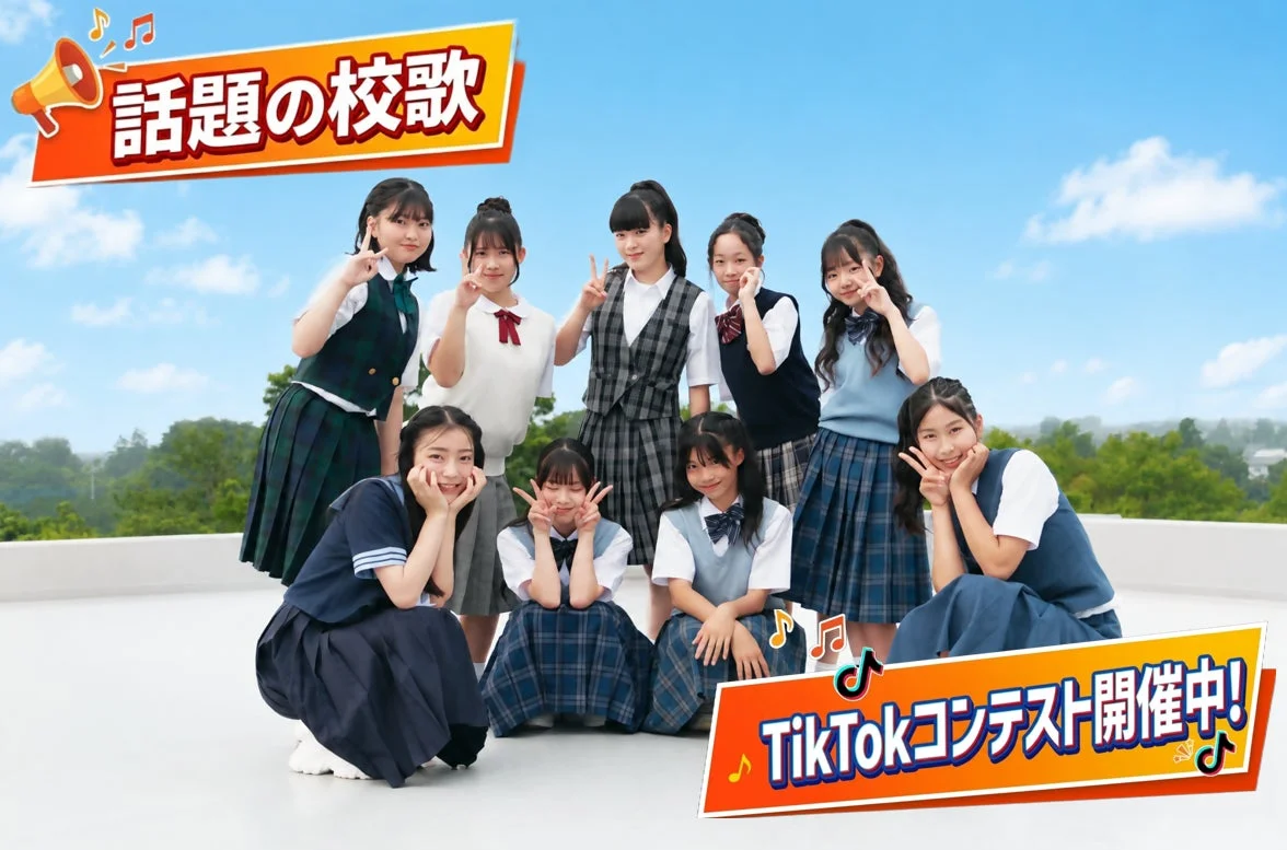 話題の校歌 TikTokコンテスト開催中!