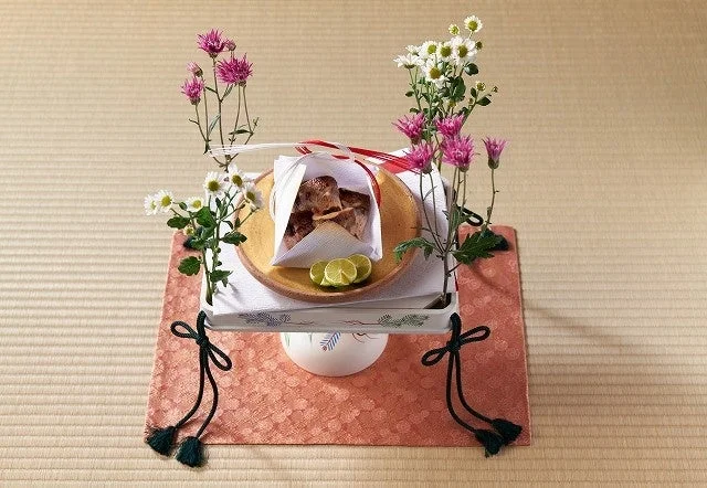 有職料理の盛り付け