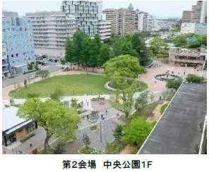 中央公園の空撮