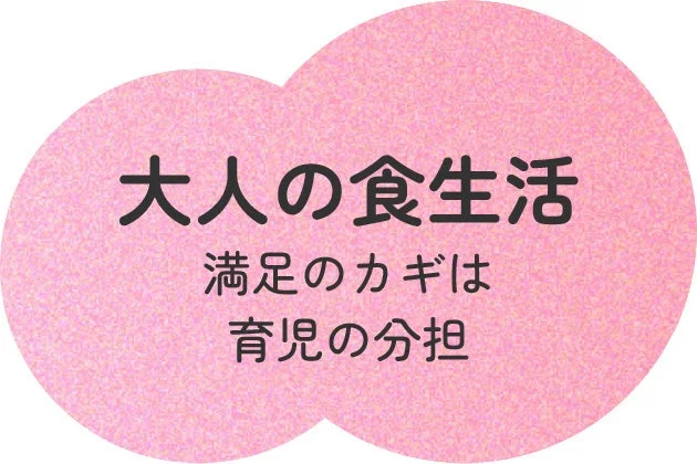 子育て中の食事がもっと楽しくなる！夫婦の育児分担がカギ？調査でわかった大人の食生活満足度アップ術