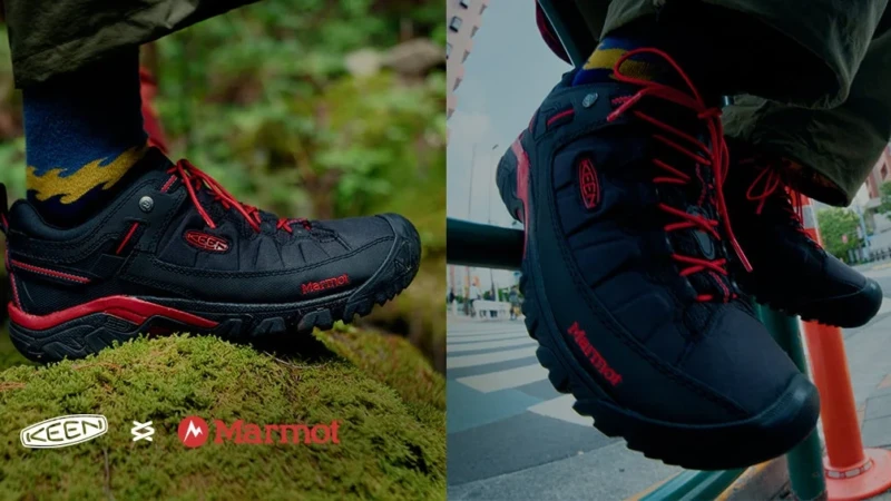 KEENとMarmotが初のコラボ！「街―山―街」をシームレスにつなぐハイブリッドハイキングブーツ『Targhee EXP WP』誕生