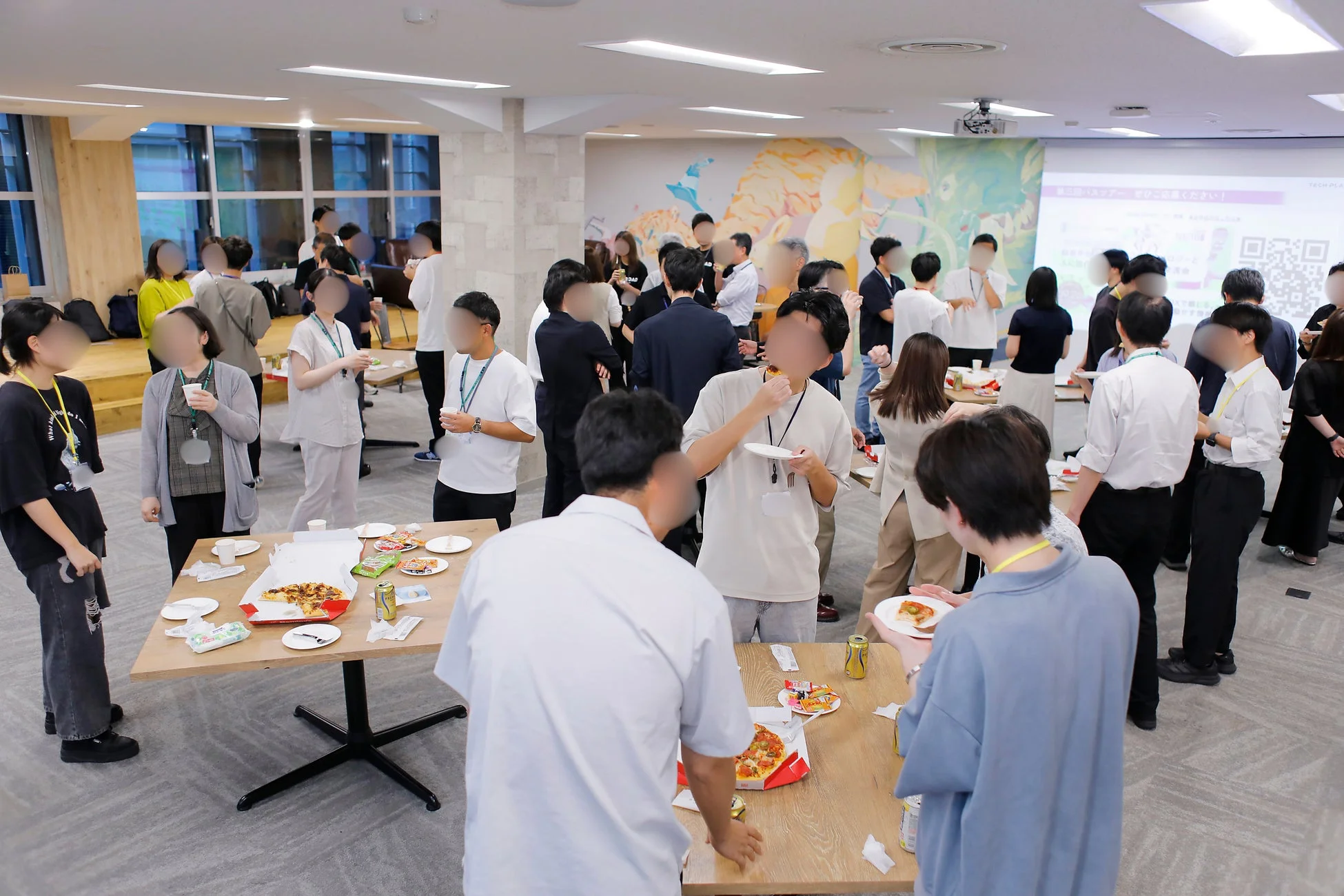 懇親会の様子