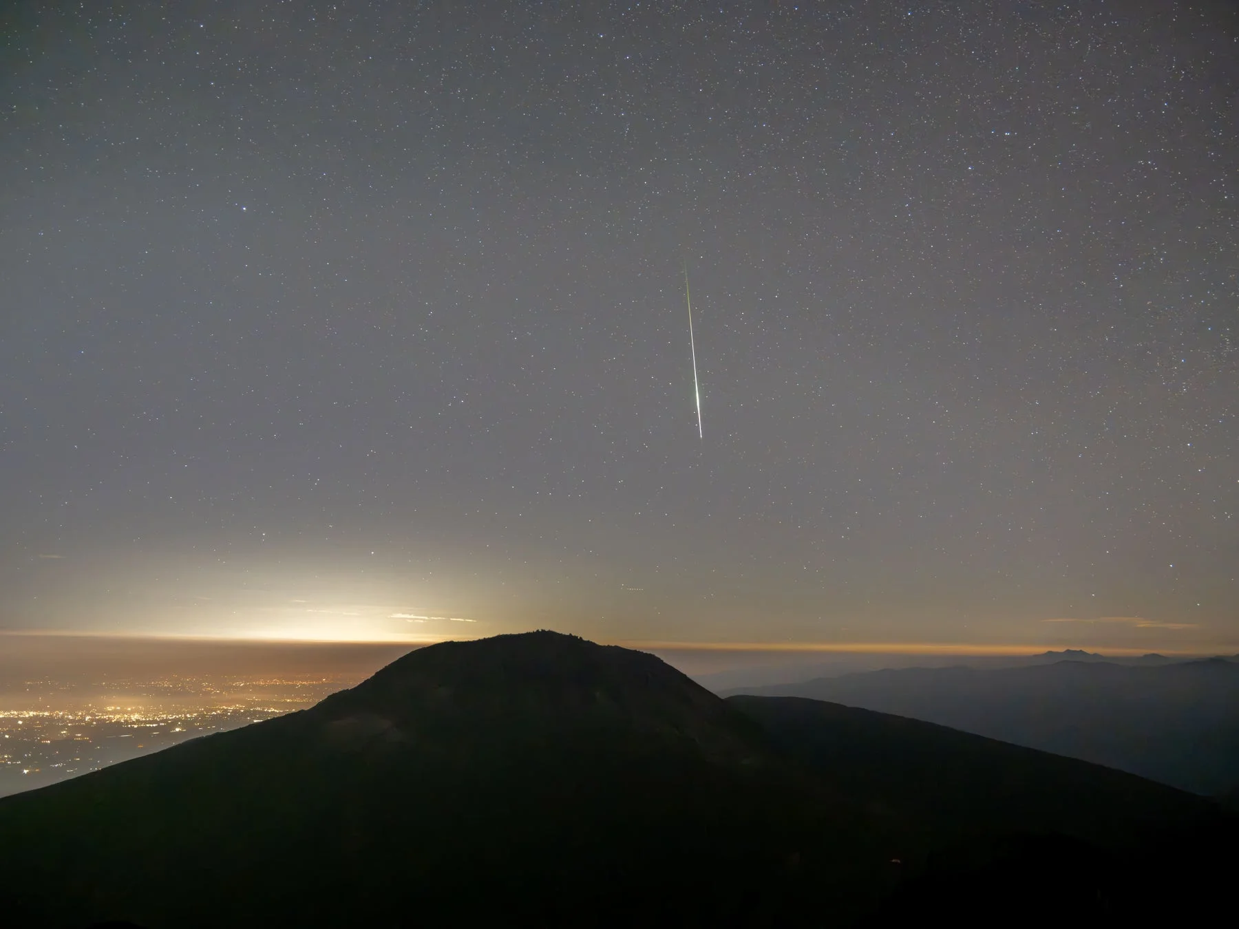 満天の星空が広がる那須の夜景