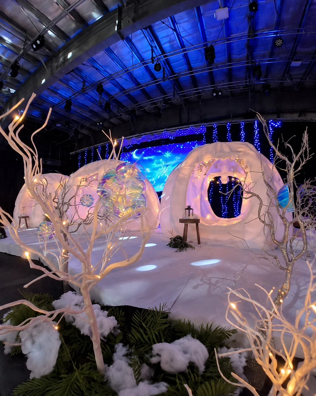 ICE WONDER LANDの雪景色