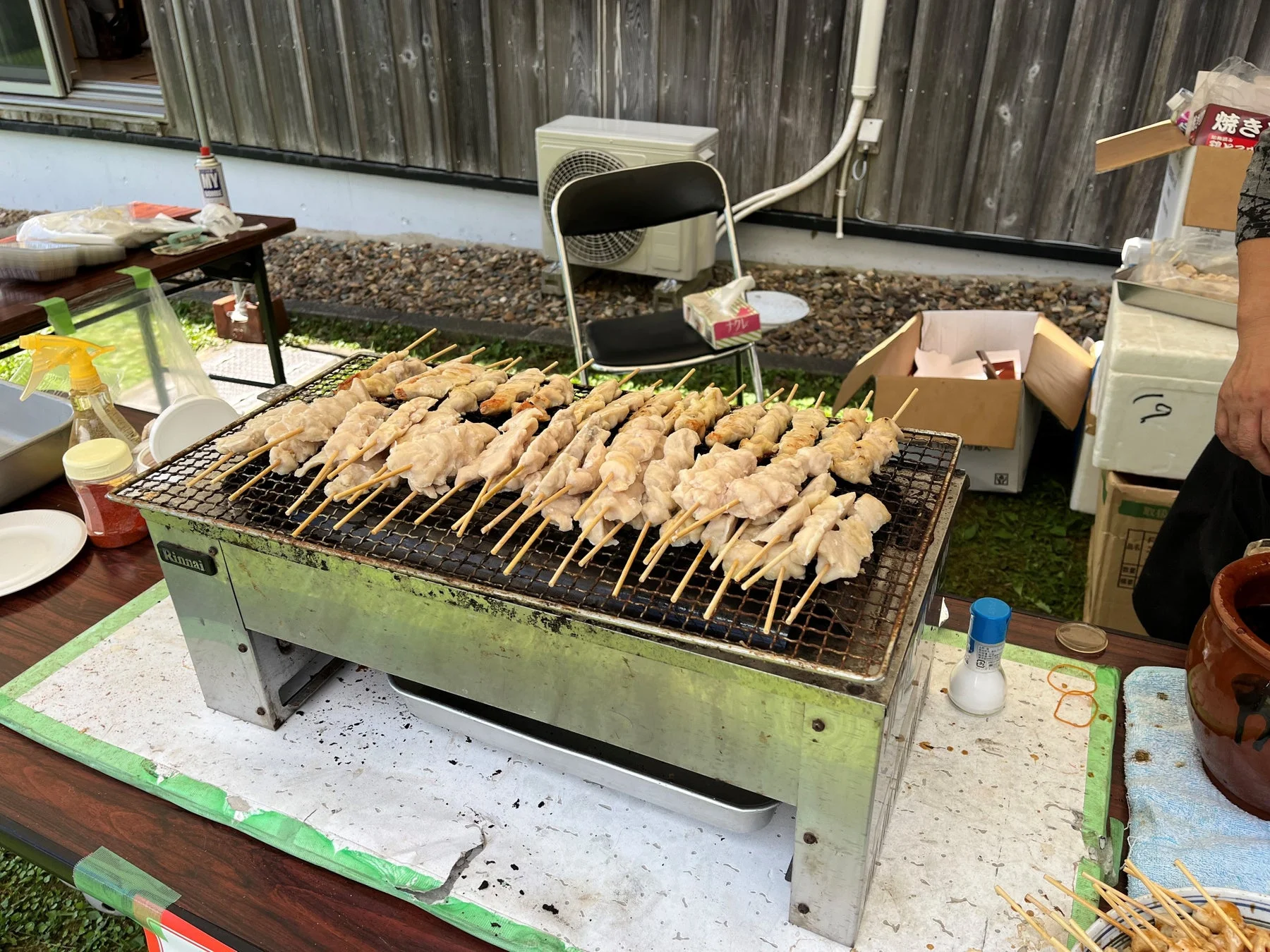 焼き鳥、バーベキュー