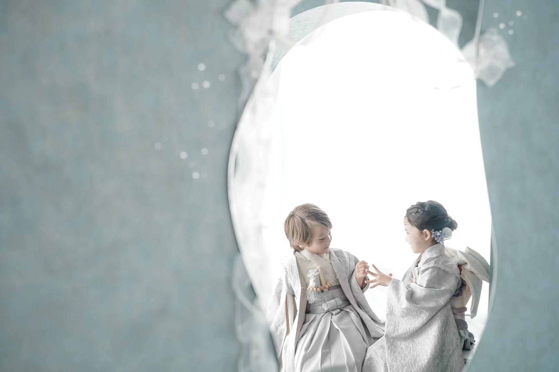 七五三の子供たち