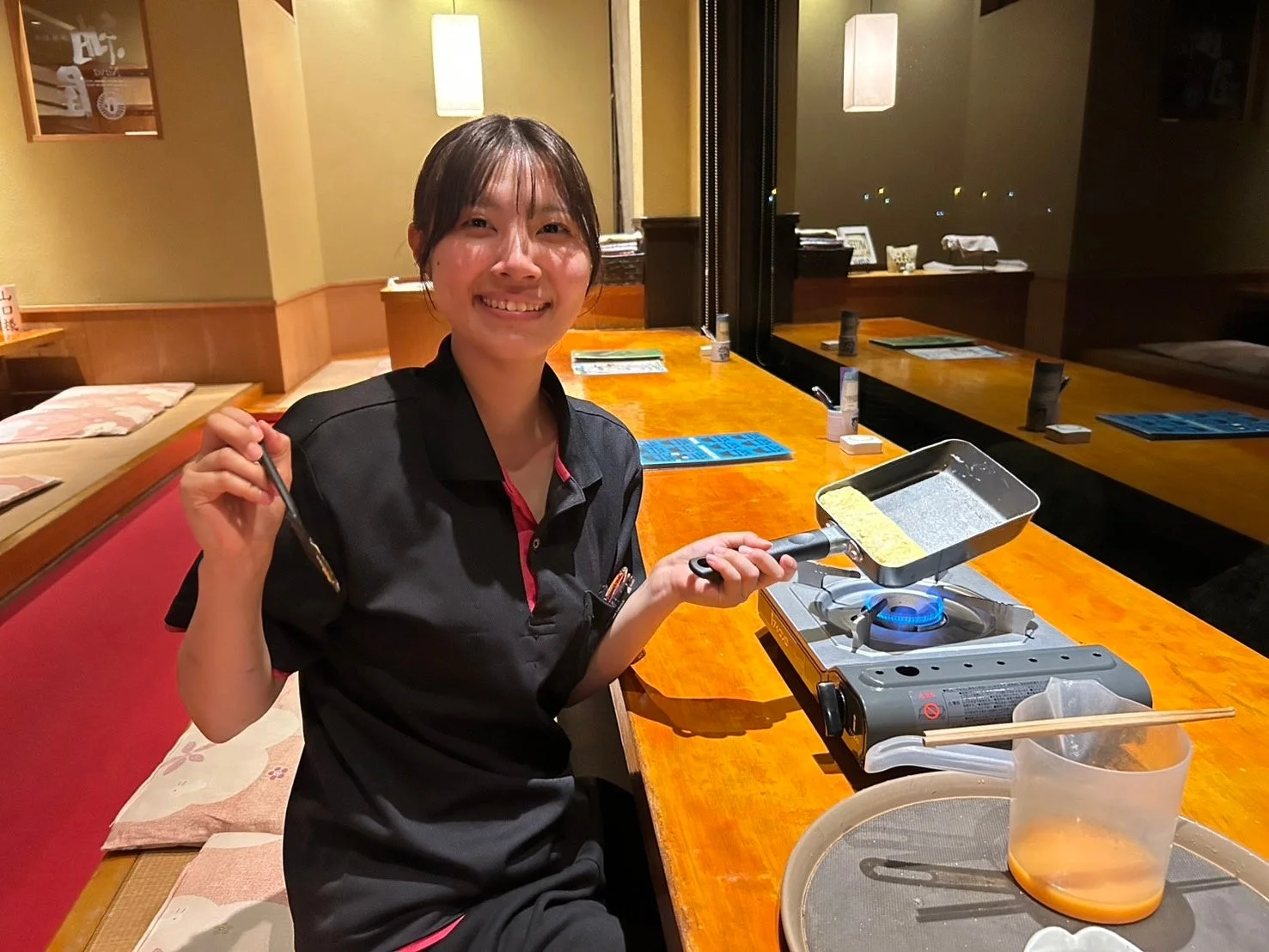 自分で巻くだし巻き玉子