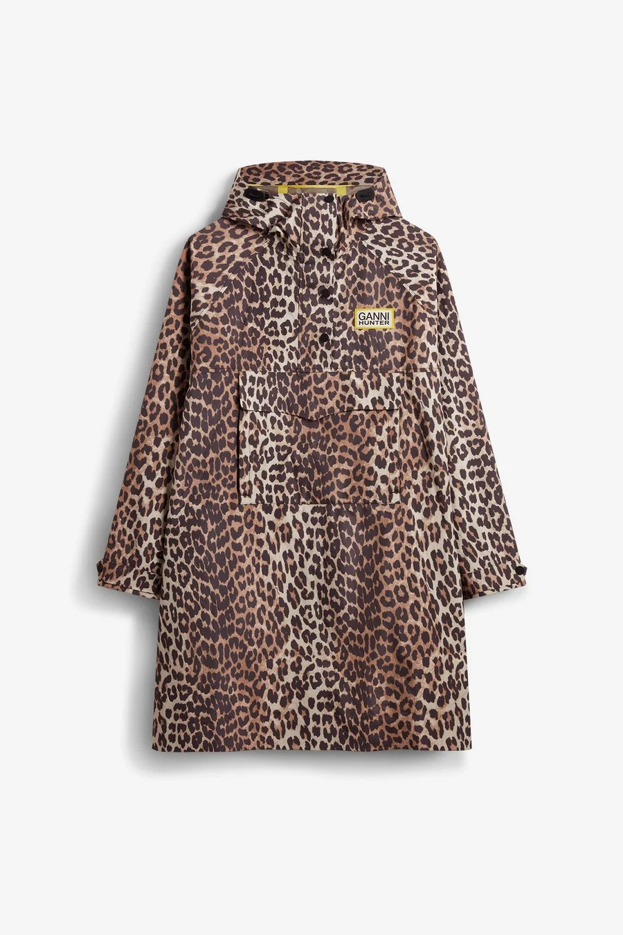 GANNI X HUNTER WATERPROOF PONCHO GANNI LEOPARD PRICE