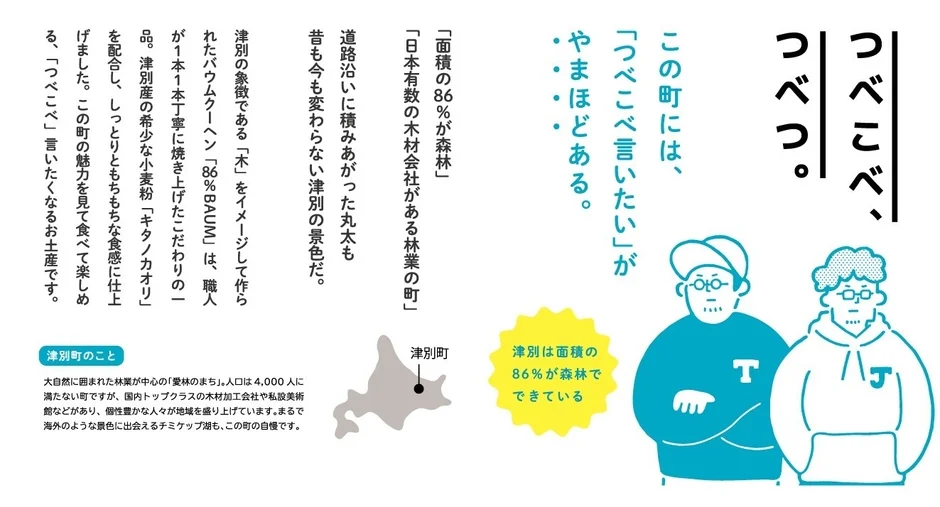 津別町の魅力と86%BAUM