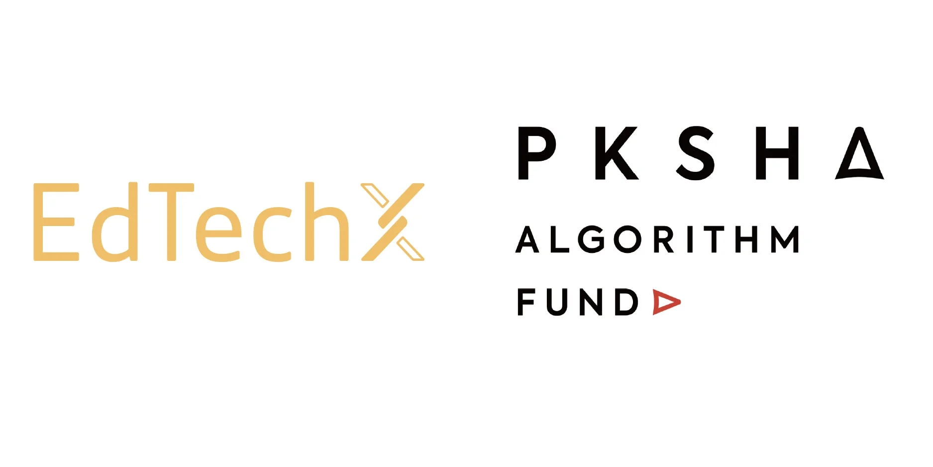 EdTechXとPKSHA Algorithm Fundのロゴ