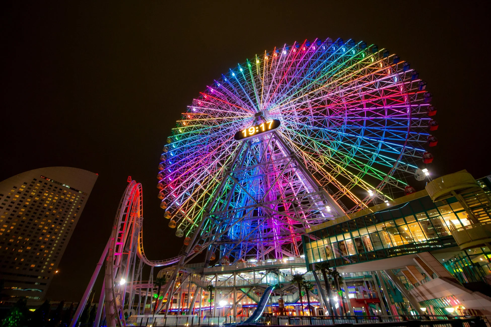 コスモクロック21の夜景