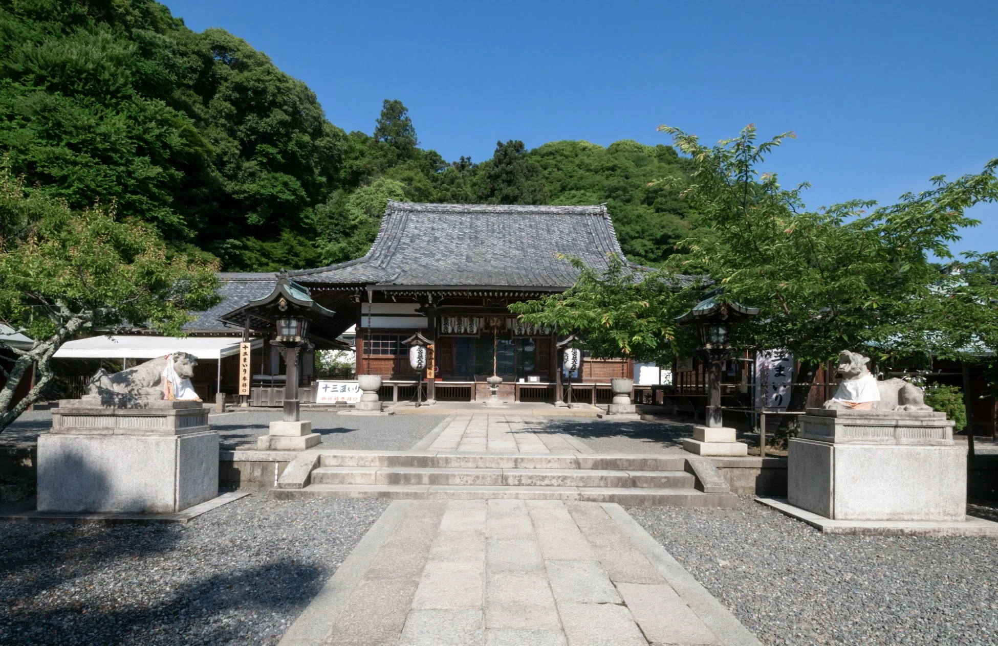 法輪寺の様子