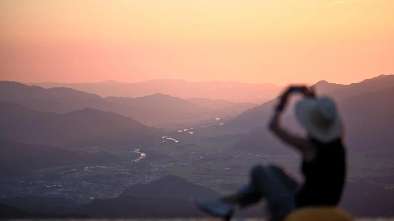 福井の山頂で秋の夕陽を満喫！JAMテラスで特別なサンセット体験を