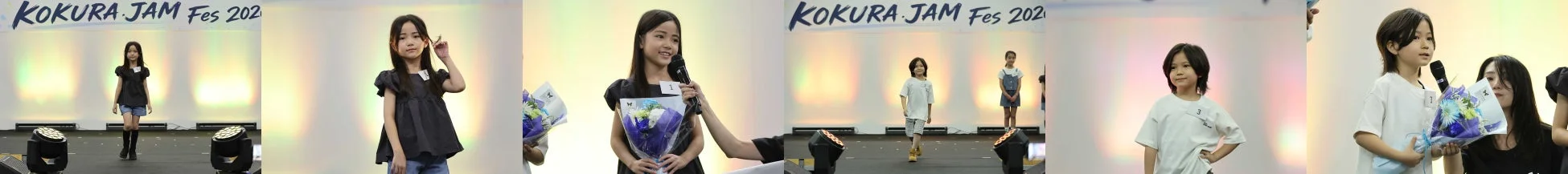 KOKURA JAM Festのステージでパフォーマンスを行っています。